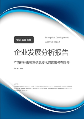 廣西桂林市智享信息技術(shù)咨詢服務(wù)有限責(zé)任公司企業(yè)發(fā)展分析報告